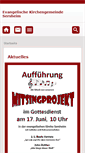 Mobile Screenshot of evangelische-kirche-sersheim.de